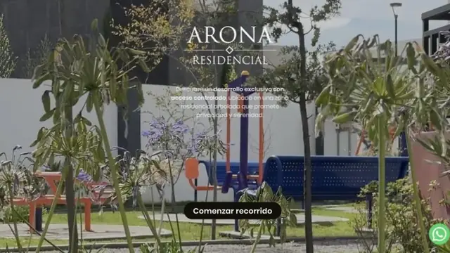 Pantalla de inicio del recorrido de Arona en Koppi