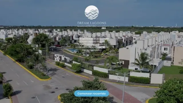 Pantalla de inicio del recorrido de Dream Lagoons Veracruz en Koppi