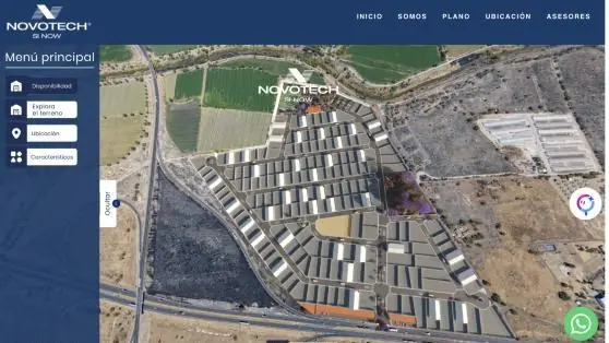 Pantalla de inicio del recorrido de Novotech SSEISO en Koppi