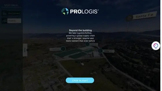 Pantalla de inicio del recorrido de Park Lerma en Koppi