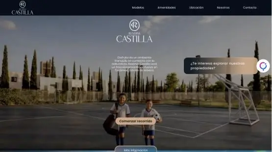 Pantalla de inicio del recorrido de Reserva Castilla en Koppi